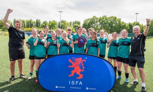 Stephen Perse Cambridge U15 Girls Win National Football Title